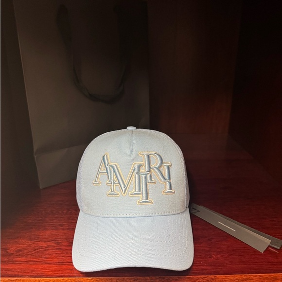 AMIRI Sky Blue Cap - Picture 2 of 10